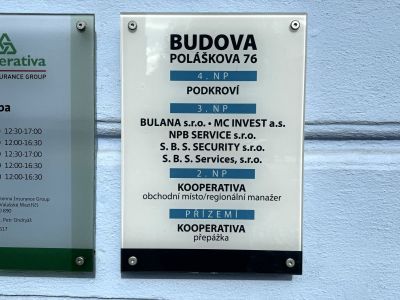 Informační systém ze skla