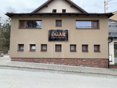 Copper imitation on glass